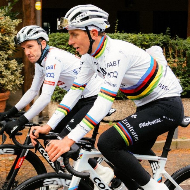 Bekleidung Herren Team UAE 2024 Pissei langarmtrikot-Weltmeister Bekleidung Herren Team UAE 2024 Pissei langarmtrikot-Weltmeister