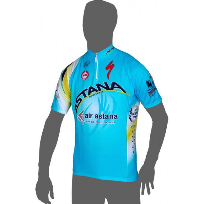ASTANA 2014 Kurzarmtrikot(kurzer Reißverschluss)
