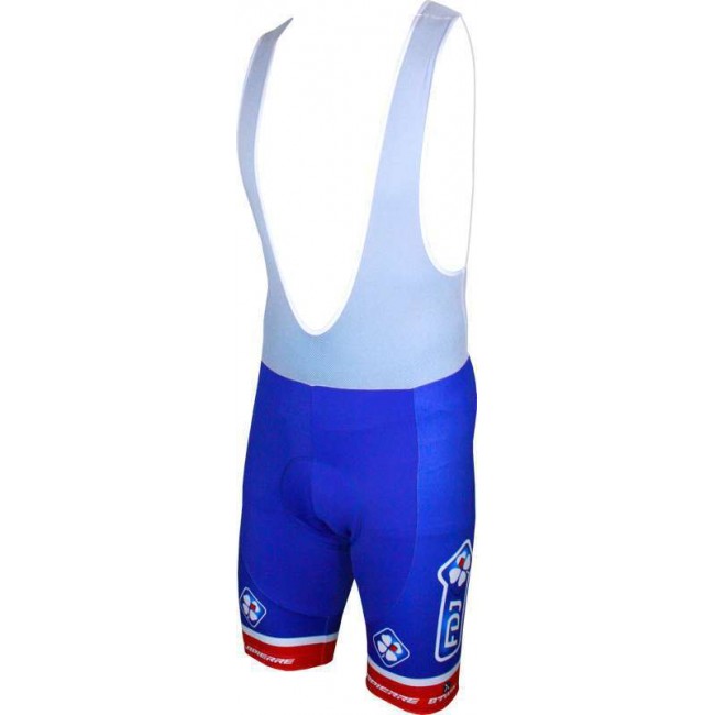 FRANCAISE DES JEUX(FDJ) 2016 Trägerhose blau-B'TWIN