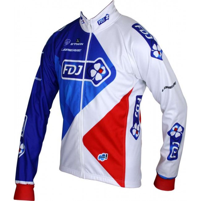FRANCAISE DES JEUX(FDJ) 2016 Fahrrad Winterjacke B'TWIN