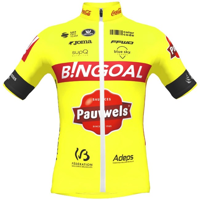 Bingoal Pauwels Sauces WB 2022 Radtrikot kurzarm